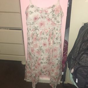 flower flowy dress